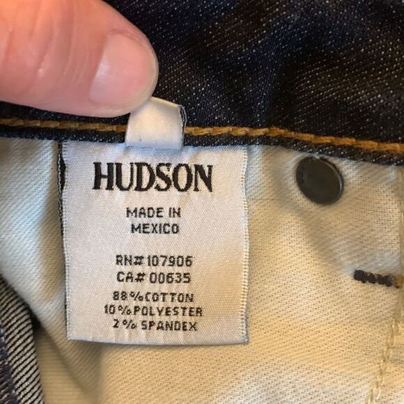 Hudson Carly straight denim jeans. Size 26 Inseam 34” EUC - Picture 9 of 10